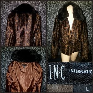 🔮SEXY GLAM DIVA LUX LEOPARD FAUX FUR COAT JACKET